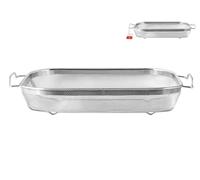 Cestino Lavello In Acciaio Inox A Rete Cm 37X31X6