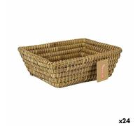 Cestino Multiuso Privilege Korne Marrone vimini Rettangolare 25 x 20 x 8 cm [