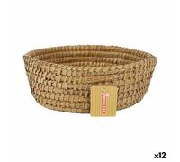 Cestino Multiuso Privilege Korne Marrone vimini Rotonda 27 x 27 x 9 cm [12 Un