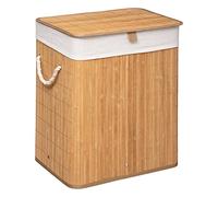 E_0002_S7909868 5five Cesto per i Panni 5five 50 x 41.5 x 30 cm Bianco Bambù Cas