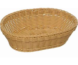 Cestino oval "Profi-Line" colore: Beige, dimensioni: 7 cm H x 32 cm L x 23 cm T