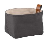 Cestino Pane Tessuto Colore Grigio - Beige 19x11x10,5h cm. Ideale per Ristorante
