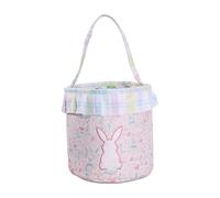 Cestino Pasquale Per Bambini Con Borsa Coniglio Con Coda A Pon Pon | Vuoto per Caramelle Dolci e Cioccolatini Per Caramelle Cioccolato Giocattoli Snack Regali Festa Compleanno Ragazzi Ragazze