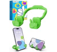 Cestino pasquale Stuffers Essentials per adolescenti, ragazze, ragazzi e bambini, supporto per telefono cellulare: aggiornamento regolabile segno di pace pollice pigro supporto telefono per scrivania