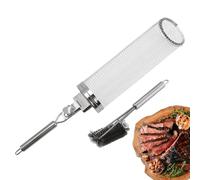 Cestino per barbecue a rotolamento, cestello per barbecue a rullo - Barbecue per rack a rete,Cilindro di rotazione della griglia per cucinare all'aperto per verdure, gamberetti, carne