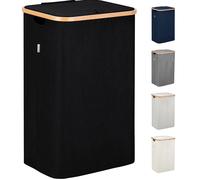 Cestino per biancheria con coperchio e maniglie XL 100 L grande cesto per