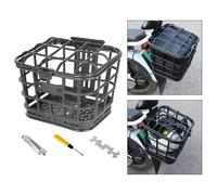 Cestino per bici elettrica in ABS con coperchio per picnic, shopping, bici