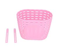 Cestino per bici mtlavishishishing in plastica ispessita e ideale per i bambini in bicicletta e scooter all'aperto con circa 148 g di peso e 12 x 15 x 20 cm di dimensioni (Rosa)
