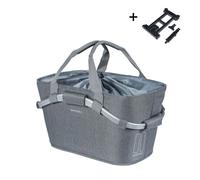 Basil 2day Carry All Mik Rear Basket 22l Grigio Grey Melee