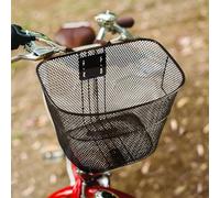 Cestino per bicicletta Cestino anteriore in metallo per manubrio per