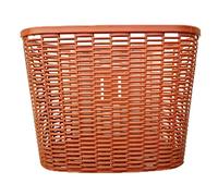 cestino per bicicletta, Cestino for bici, cestino for bicicletta in plastica, cestino in vimini e rattan, cestino for auto, cestino for auto in plastica senza coperchio(Brown)