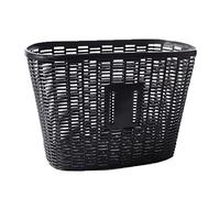 cestino per bicicletta, Cestino for bici, cestino for bicicletta in plastica, cestino in vimini e rattan, cestino for auto, cestino for auto in plastica senza coperchio(Black)