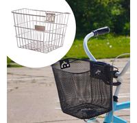 Cestino per bicicletta Contenitore universale in metallo per lo shopping