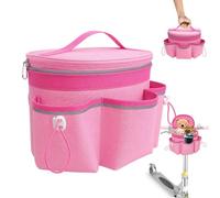 Cestino per bicicletta da bambina, con striscia riflettente, multitasche | Supporto da manubrio per bicicletta per ragazzi e ragazze, scooter, strada, città, ciclismo, equitazione