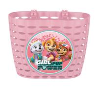 Cestino per bicicletta da bambina Seven Patte Patrol Rosa