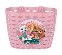 Cestino per bicicletta da bambina Seven Patte Patrol Rose