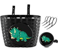 Cestino per Bicicletta Da Ragazzo Con Campanello, Simpatico Cestino Anteriore pe