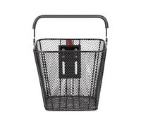 Cestino per bicicletta in filo metallico pieghevole per biciclette cestini in metallo accessori di stoccaggio anteriore elettrico durevole accessorio di stoccaggio anteriore