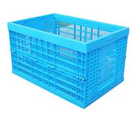 Cestino per biciclette accessorio per rimorchio di utilità in plastica pieghevole P2R 152684 Bleu