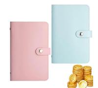Cestino per buste per contanti in 2 pezzi, colore valuta, di gestione patrimoniale con cerniera, cancelleria per diario delle spese, forniture per il pagamento mensile delle bollette