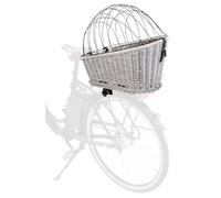 Cestino per cani da bicicletta per portapacchi 35 × 49 × 55 cm grigio