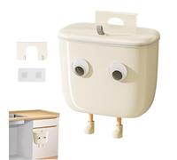 Cestino per -Cestino della spazzatura cucina, della spazzatura sospesa montata a parete, cestino del compost con coperchio, cesto di scarto con occhi e gambe decorazioni per il