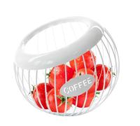 Cestino per cialde da caffè, in ferro, 20 x 18,5 cm, porta cialde di caffè, organizer per organizzare il piano di lavoro della cucina e facile accesso alle cialde di caffè