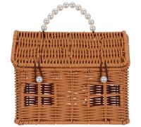 Cestino per damigelle per matrimonio - Cestino a forma di casa - Pochette con