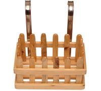 Cestino per doccia creativo bagno speciale cestino di stoccaggio in legno sopra