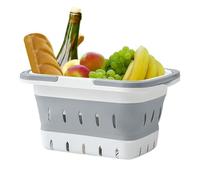 Cestino per doccia pieghevole - Carrello per spa portatile extra large con manico rinforzato e design ad asciugatura rapida, organizzatore a più livelli con scomparti separati | Organisa