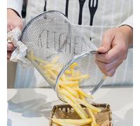 Cestino per friggere Cestino rotondo per pollo per gnocchi di pasta da