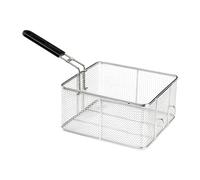 Cestino per friggitrice in acciaio inox per barbecue, ristorante, casa, stile E, 11 l