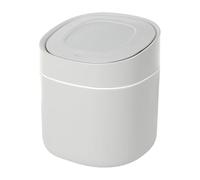 Cestino Per Il Desktop, Della Spazzatura Da Scrivania Con Coperchio Stampa, Contenitore Per Lo Spazio Compatto, Organizzatore Domestico, Sigillo Aperto Facile, Design Leggero, Ideale Per Camera