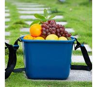 Cestino per la raccolta della frutta con tracolla regolabile per parco,
