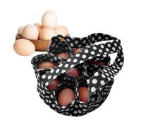 Cestino per la raccolta delle uova, cestini per uova fresche - Cestino per uova di gallina con 9 sacchetti | Organizzatore per la raccolta delle uova Soluzione portatile per la conservazione delle