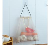 cestino per la spesa 2PCS Rete a rete Riutilizzabile Sacchetti di immagazzinaggio appesi Frutta Verdura Aglio Cipolla Organizzatore Borsa a rete vuota for la casa Accessori da cucina borsa per la spes