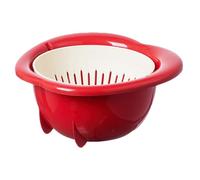 Cestino per lavaggio, multifunzionale a doppio strato, scolapiatti da cucina con inserto per colino, per bacche, patate e alimenti per la pulizia di cucina, casa, appartamento, ristorante, ecc