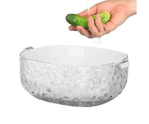 Cestino per lavare le verdure | Strumento multifunzionale a doppio strato - Colapasta e scolapiatti per alimenti - per uso domestico Picnic Campeggio con Tentempie Frutta come Fragole Anguria