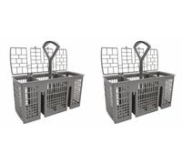 Cestino per lavastoviglie da 1/2 cm, porta utensili per lavastoviglie, cestello per posate per lavastoviglie, organizer sostituibile per asciugatrice per sala da pranzo e casa, grigio scuro