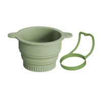 Cestino per lavello da cucina, 32 x 8 cm, organizer da parete, colino pieghevole in silicone, cestino di scarico con design , facile da riporre, strumento multifunzionale per la pulizia di