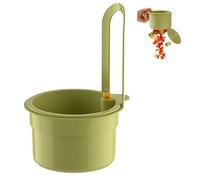 Cestino per lavello - Rubinetto sospeso per rifiuti alimentari con base push-to-dump e base staccabile, filtro autopulente per lo scarico della cucina per uno smaltimento facile e senza disordine
