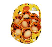 Cestino per l'uovo per raccogliere uova fresche 7 buste uova da collezione di cesti in tela per raccogliere il supporto da gallina di pollo con manico per la casa agricola giardino