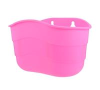Cestino per Monopattino Rosa in Plastica, Montaggio Rapido | Manubrio Anteriore, Spazio Extra per Passeggiate di Quartiere, Installazione senza Attrezzi