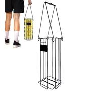 Cestino per Palline da Tennis - Raccoglitore di Palline ergonomico Portatile di Grande capacità, Ideale per Tennis, Baseball, Softball, pallavolo | Sport di Allenamento all'aperto