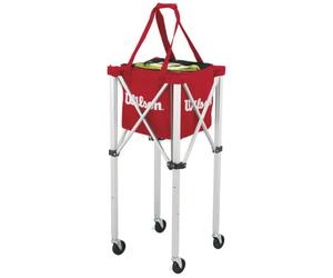 Cestino per palline da tennis Wilson Tennis Teaching Cart 150 - Rosso