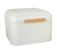 Cestino per pane bianco, 7.9x7.9x5, 5 pollici di stoccaggio del pane in ferro con coperchio, scatola di stoccaggio degli alimenti retrò per bancone da cucina, snack, cereali bianchi
