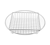 Cestino per pane in metallo vassoio da portata per fast food vassoio decorativo per patatine fritte supporto ciotola da portata organizer snack secchio per feste in casa
