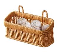 Cestino per pascoli marini che gestiscono il muro: organizer per frutta e piante essenziali | Bin tessuto decorativo per corridoio, ufficio, cucina, cesto portaoggetti boh