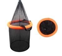 Cestino Per Pesci - Gabbia Pieghevole Per Rete Per Esche Vive Con Coulisse | Stoccaggio In Rete Portatile Per Gamberi | Attrezzatura Da All'aperto Durevole Per La A Mosca D'acqua D'a