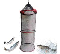 Cestino per pesci - rete da pesca vivente ad asciugatura rapida, cestino da pesca | cestino pieghevole galleggiante per pesci pescati vivi 9,84 x 11,81 Zol